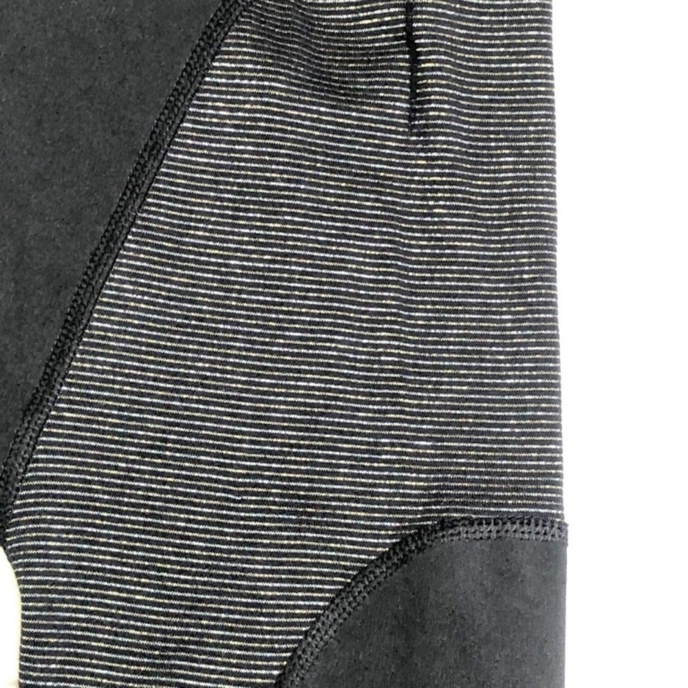 Nike Pro Dri Fit Black Gold Silver Leggings Joggers, Size S - Picture 3 of 10